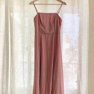 Bridesmaid A-Line Dress (Dusty Rose – Size 4)